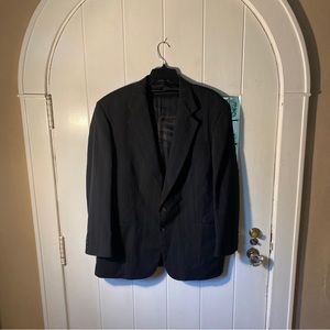 (1) Trendy Black Oscar De La Renta Men’s Designer Blazer/Suit Jacket 44 Regular
